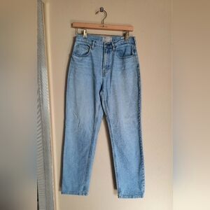 Everlane High Rise Straight Jeans Light Wash Cotton 90s Minimalist